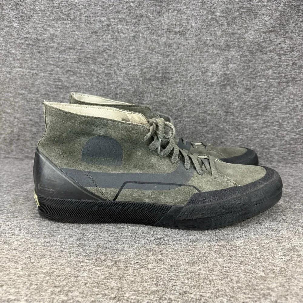 ✅Men’s 14 Sorel Grit Sneaker Chukka Alpine Tundra Sneaker Black Grey Waterproof - Picture 7 of 9